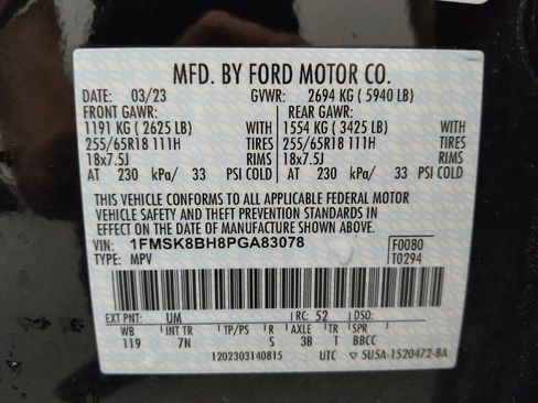 Used 2023 Ford Explorer 4WD image 33