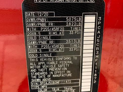 Used 2021 INFINITI QX50 Sensory image 49