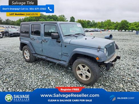 Used 2015 Jeep Wrangler Unlimited Sport w/ Quick Order Package 24S AWD/4WD image 5