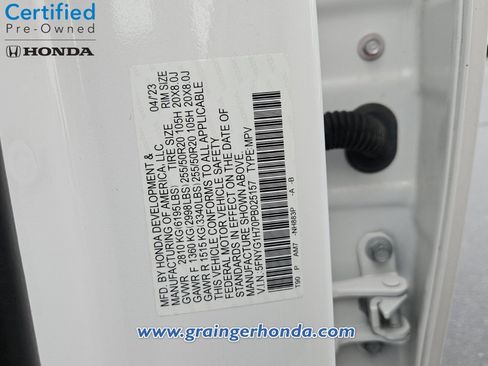Certified 2023 Honda Pilot Touring image 14