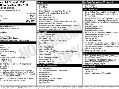 Used 2023 Chevrolet Silverado 1500 Custom AWD/4WD image 15