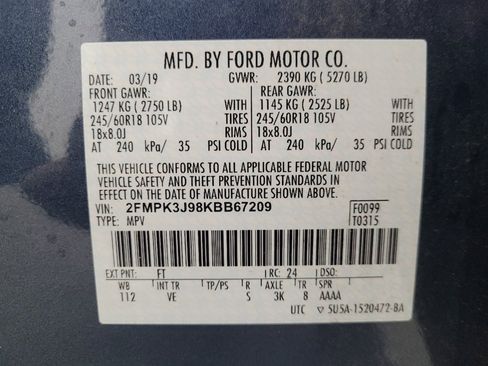 Used 2019 Ford Edge SEL w/ Equipment Group 201A image 33