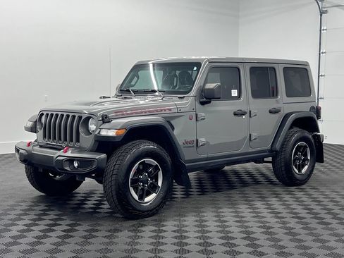 Used 2019 Jeep Wrangler Unlimited Rubicon w/ Uconnect 4C Nav & Sound Group AWD/4WD image 1