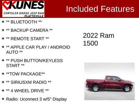 Used 2022 RAM 1500 Big Horn image 2
