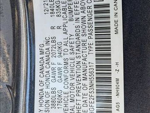 Used 2022 Honda Civic Sport image 22