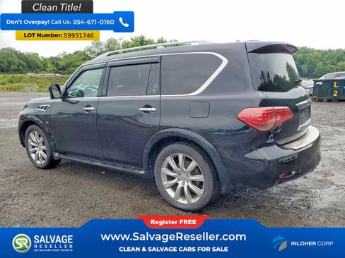 Used 2014 INFINITI QX80 4WD w/ Theater Package image 3