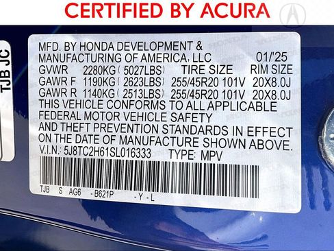 Certified 2025 Acura RDX A-Spec image 42