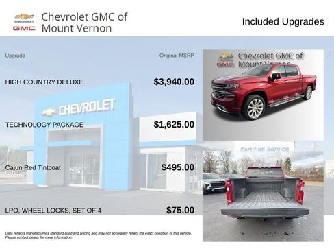 Used 2019 Chevrolet Silverado 1500 High Country w/ Technology Package image 6