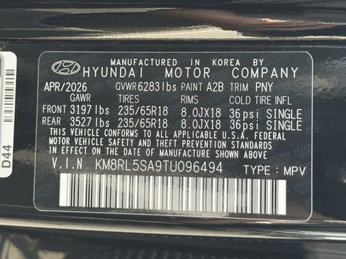 New 2026 Hyundai Palisade FWD Hybrid image 32