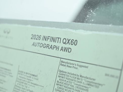 New 2026 INFINITI QX60 Autograph w/ Dark Cargo Package image 33