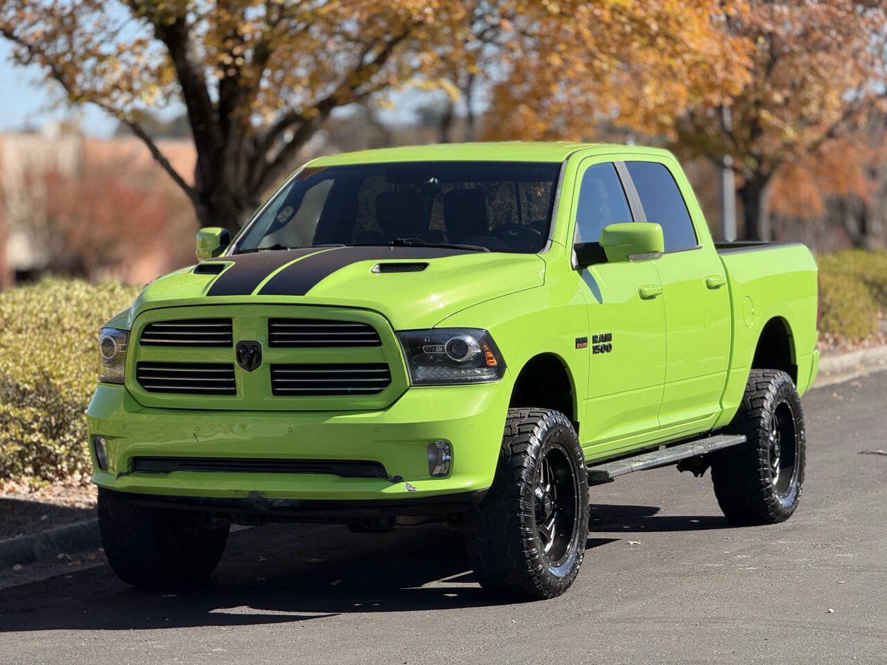 Used 2017 RAM 1500 Sport w/ Sublime Green Sport Package AWD/4WD image 2