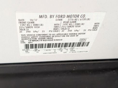 Used 2017 Ford Explorer Limited w/ Equipment Group 301A image 40