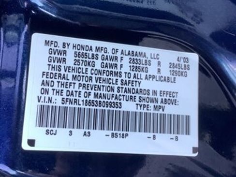Used 2003 Honda Odyssey EX image 19