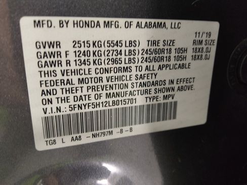 Used 2020 Honda Pilot LX image 33