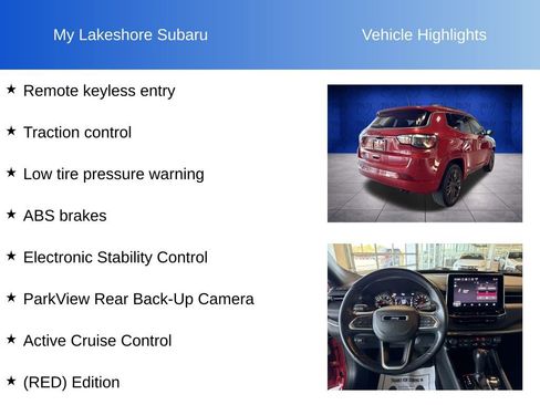Used 2022 Jeep Compass Limited AWD/4WD image 12