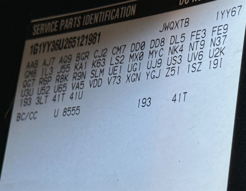 Used 2006 Chevrolet Corvette Convertible w/ Preferred Equipment Group RWD image 32