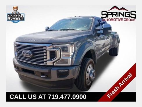 Used 2021 Ford F450 Platinum w/ FX4 Off-Road Package AWD/4WD image 1