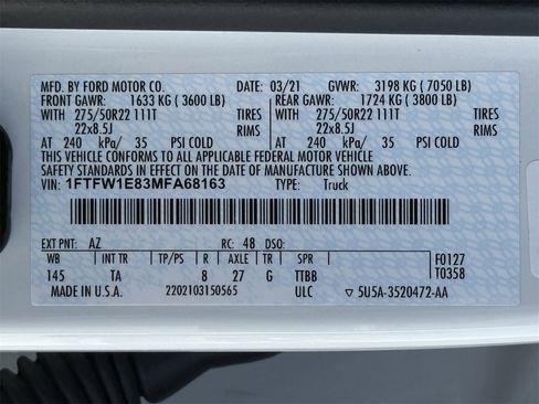 Used 2021 Ford F150 Limited image 26