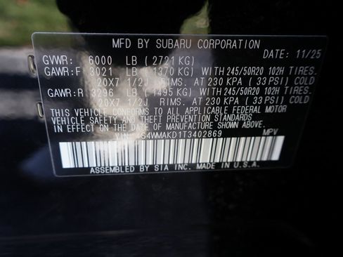 New 2026 Subaru Ascent Touring image 42