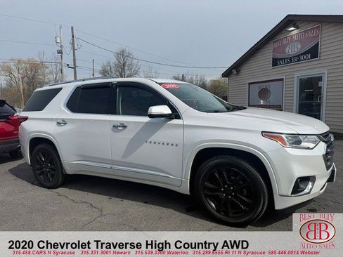 Used 2020 Chevrolet Traverse High Country w/ LPO, Floor Liner Package AWD/4WD image 1