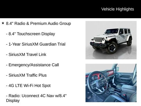 Used 2021 Jeep Wrangler Unlimited Rubicon w/ Uconnect 4C Nav & Sound Group AWD/4WD image 16