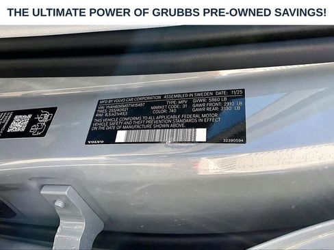 New 2026 Volvo XC60 T8 Ultra w/ Protection Package Premier AWD/4WD image 32