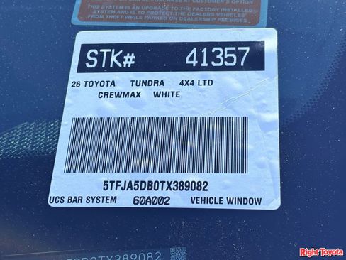 New 2026 Toyota Tundra Limited AWD/4WD image 22