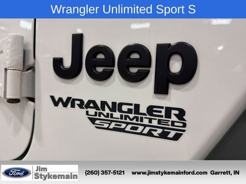 Used 2021 Jeep Wrangler Unlimited Sport w/ Technology Group AWD/4WD image 10