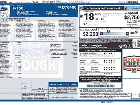 Used 2020 Ford F150 Lariat AWD/4WD image 5