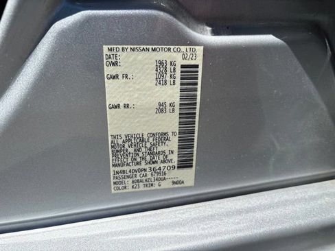 Used 2023 Nissan Altima 2.5 SV FWD image 46