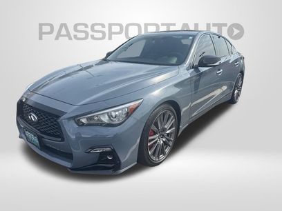 Used 2023 INFINITI Q50 Red Sport 400 w/ Carbon Fiber Package