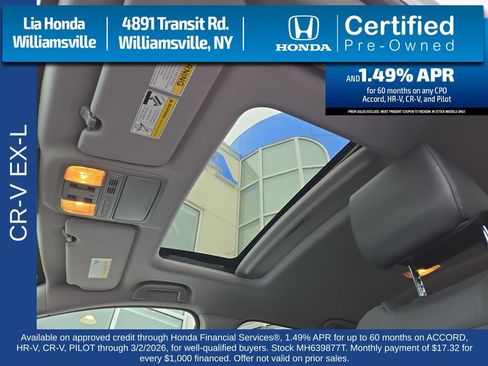 Certified 2021 Honda CR-V EX-L image 20
