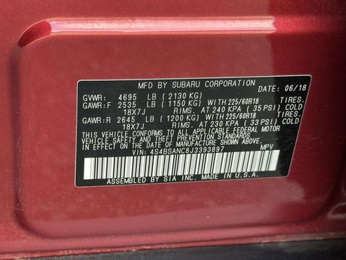 Used 2018 Subaru Outback 2.5i Limited AWD/4WD image 25