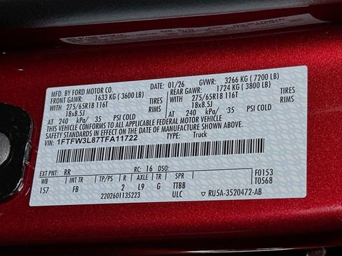 New 2026 Ford F150 XLT w/ Equipment Group 302A MID image 17