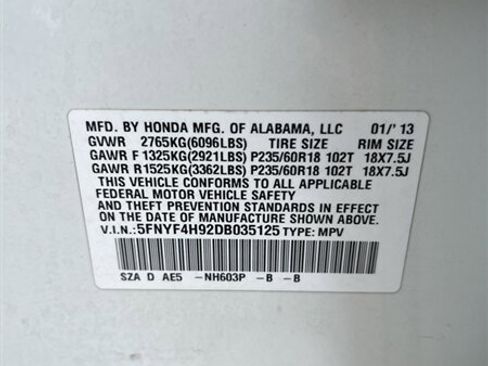Used 2013 Honda Pilot Touring image 24