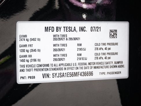 Used 2021 Tesla Model S Long Range AWD/4WD image 37