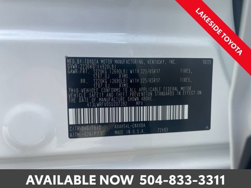 Certified 2025 Toyota RAV4 LE image 39