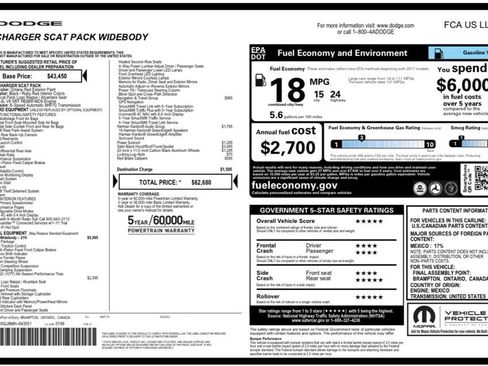 Used 2021 Dodge Charger Scat Pack RWD image 37
