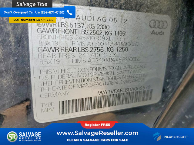 Used 2013 Audi A4 Prestige AWD/4WD image 16