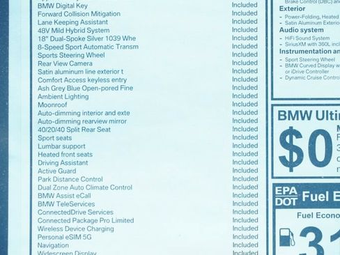 New 2026 BMW 330i Sedan w/ Convenience Package RWD image 8