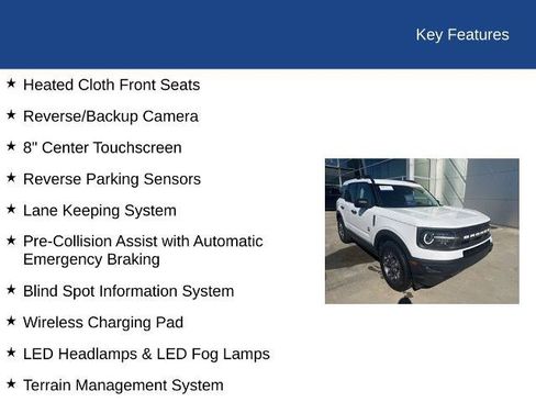 Certified 2024 Ford Bronco Sport Big Bend w/ Convenience Package image 29