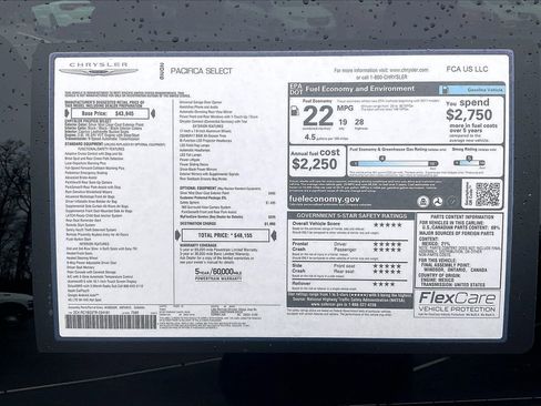 New 2026 Chrysler Pacifica Select FWD image 38