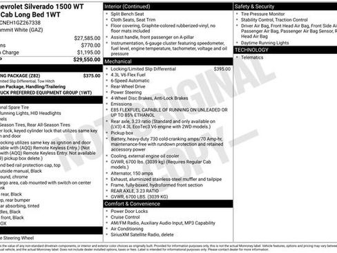 Certified 2016 Chevrolet Silverado 1500 W/T w/ Trailering Package image 34