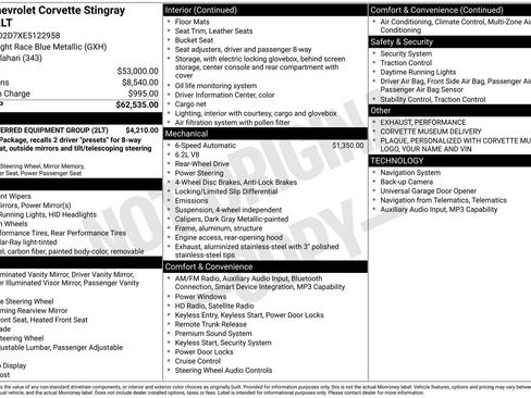 Used 2014 Chevrolet Corvette Stingray Coupe w/ 2LT Preferred Equipment Group image 27