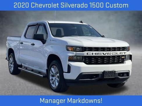 Used 2020 Chevrolet Silverado 1500 Custom w/ Custom Value Package image 1