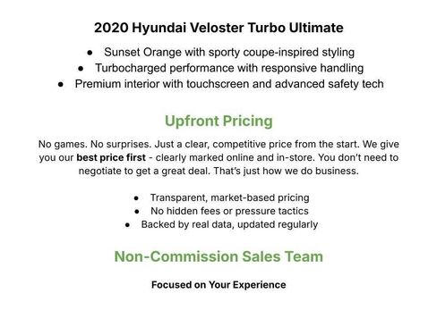 Used 2020 Hyundai Veloster Turbo Ultimate FWD image 3
