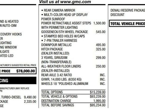 Used 2025 GMC Sierra 3500 Denali w/ Denali Reserve Package image 2