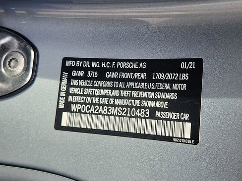 Certified 2021 Porsche 718 Boxster image 26