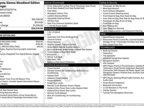 New 2026 Toyota Sienna XLE Woodland Edition AWD/4WD image 33