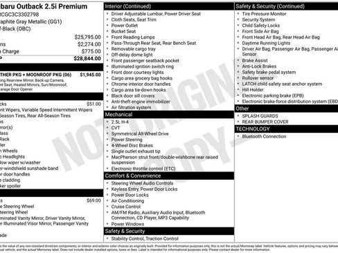 Used 2012 Subaru Outback 2.5i Premium image 41